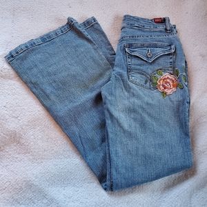 Vanity Distressed Flare Leg Jeans, 27x33